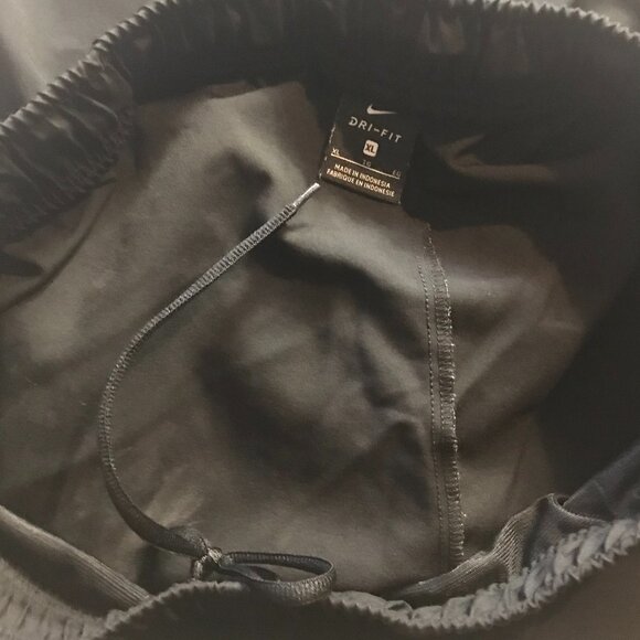 Nike VINTAGE Clean Cut Black Dri Fit Athletic Sport Cut Jogger Sweatpants - Picture 5 of 5